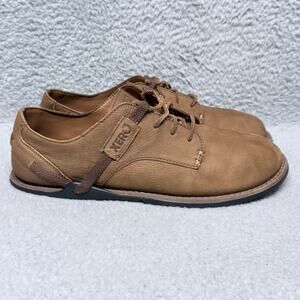 Xero Shoes Alston Mens Size 11 Barefoot Minimalist Oxford Shoes Brown Leather